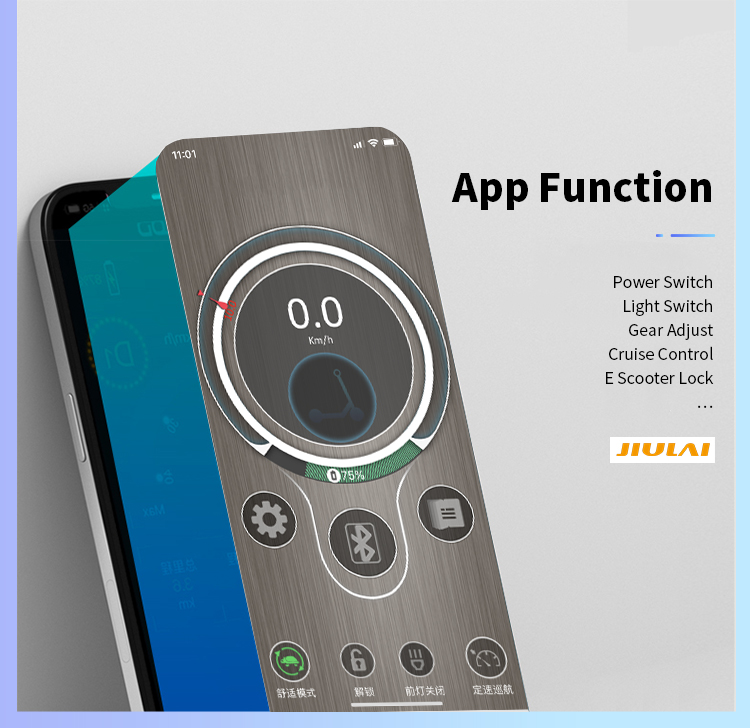 scooter el&eacute;ctrico con funci&oacute;n de aplicaci&oacute;n