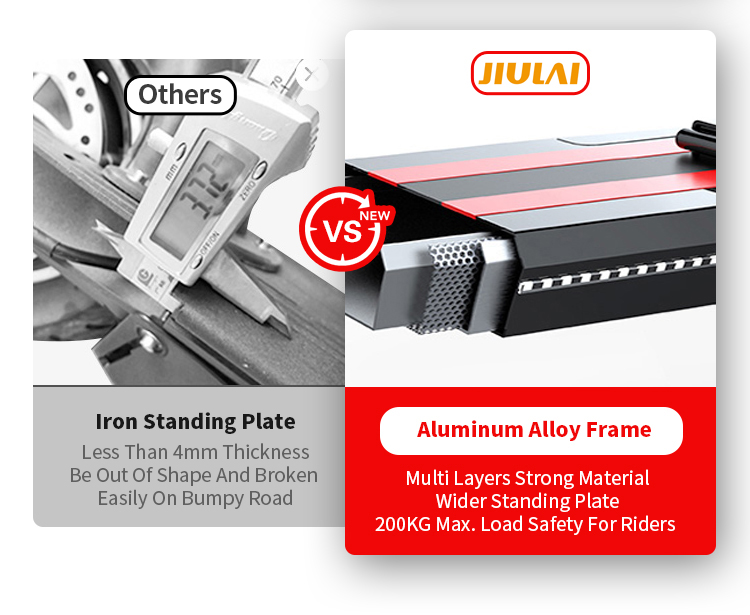 scooter el&eacute;ctrico de aleaci&oacute;n de aluminio